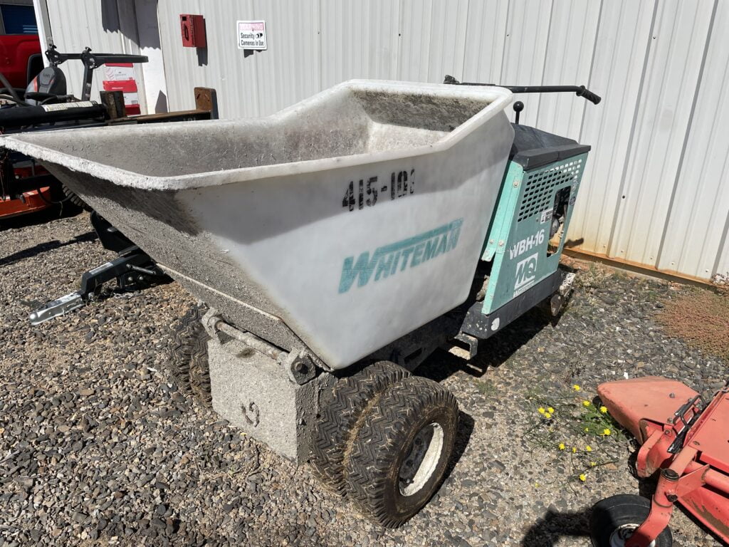 Whiteman Motorized Dump Cart R&J Tool Rental